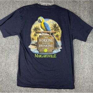 Margaritaville Myrtle Beach "No Working During Drinking Hours" Mens L T-Shirt